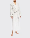 Natori Faux-shearling Sherpa Robe In Ecru