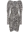 CAROLINE CONSTAS COLETTE LEOPARD STRETCH-SILK DRESS,P00409321