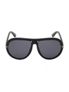 TOM FORD CYBIL 60MM PILOT SUNGLASSES,400011634814
