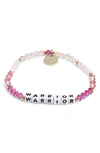 LITTLE WORDS PROJECT WARRIOR BEADED STRETCH BRACELET,CW-WAR-BRE1