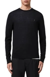Allsaints Mode Slim Fit Merino Wool Sweater In Vista Red Marl