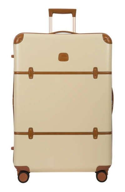 Bric's Bellagio 2.0 32-inch Rolling Spinner Suitcase - Brown In Cream