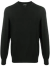 THEORY LONG SLEEVE KNITTED JUMPER