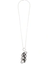 OFF-WHITE OFF PENDANT NECKLACE