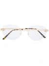 CARTIER PANTHÈRE RECTANGULAR FRAME GLASSES