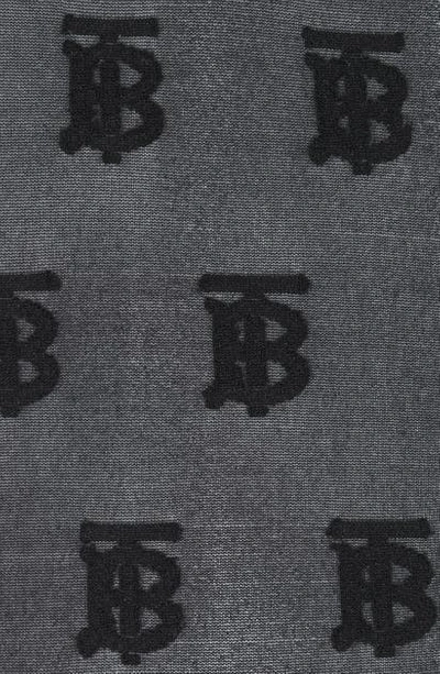 Burberry Monogram Motif Tights In Black