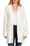 VINCE CAMUTO CINCH BACK CABLE KNIT CARDIGAN,9069627