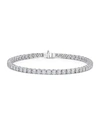 MEMOIRE 18K WHITE GOLD DIAMOND TENNIS BRACELET, 7.19TCW,PROD225780052