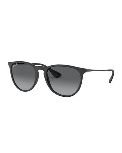 Ray Ban Round Propionate Sunglasses In Black