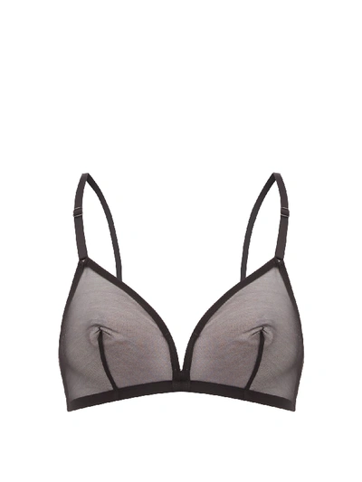 Eres Inedit Wireless Triangle Mesh Bra In Ultra