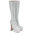 AMINA MUADDI FARAH GLITTER KNEE-HIGH BOOTS,P00413892