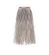 BRUNELLO CUCINELLI EMBELLISHED TULLE MAXI SKIRT,P00432095