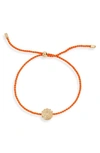 Gorjana Sacral Chakra Coin Bracelet In Gold/orange