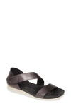 Pedro Garcia Jedda Strappy Wedge Sandal In Black