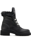 Giuseppe Zanotti Phillis Lace-up Ankle Boots In Black