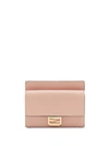 Fendi Cc Flat Card Case In Pink
