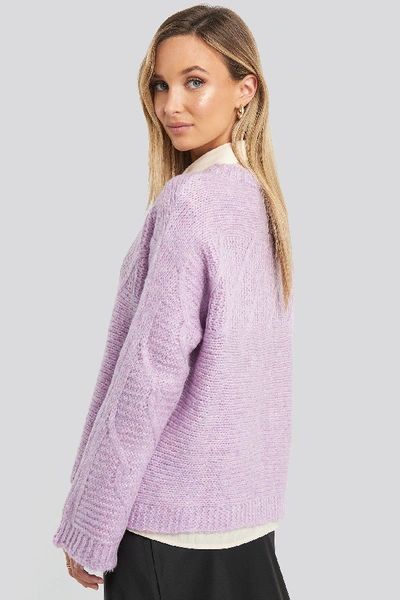 Trendyol Knit Detail Jumper - Purple In Lila