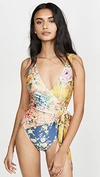 ZIMMERMANN Zinnia Wrap One Piece Swimsuit