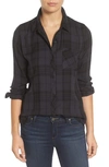 Rails Hunter Plaid Shirt In Black Storm Parchment