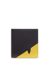 FENDI CORNER BUGS SLIM WALLET