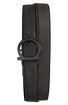 FERRAGAMO GROPP NUBUCK BELT,0722625