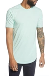 Goodlife Triblend Scallop Crewneck T-shirt In Seafoam