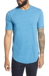 Goodlife Triblend Scallop Crewneck T-shirt In Mykonos Blue