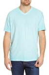 Tommy Bahama Cirrus Coast V-neck T-shirt In Blue Swell
