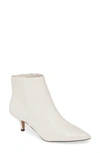 Kensie Damiana Bootie In White Leather