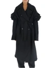 ANN DEMEULEMEESTER ANN DEMEULEMEESTER RUFFLE TRIM DOUBLE