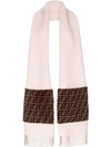 FENDI TOUCH OF FUR SCARF