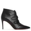 CHRISTIAN LOUBOUTIN TRINIBOOT 85 CALF ANKLE BOOTS,CL15519S