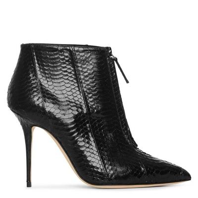 Manolo Blahnik Ifima 90 Front Zip Ankle Boots