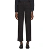 MARKOO MARKOO SSENSE EXCLUSIVE BLACK THE DROPPED POCKET TROUSERS