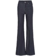 7 FOR ALL MANKIND MINIMAL HIGH-RISE FLARED JEANS,P00437530