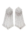 ALESSANDRA RICH ALESSANDRA RICH CRYSTAL SQUARE EARRINGS