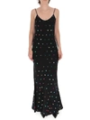 ATTICO ATTICO STAR EMBELLISHED SLIP DRESS