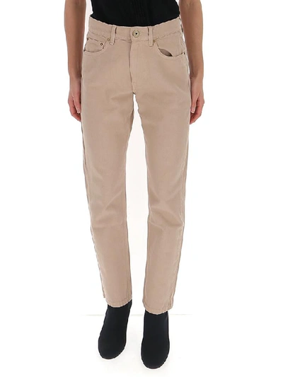 Nanushka Palm Skinny Jeans In Beige