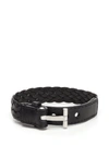 TOM FORD TOM FORD BRAIDED LEATHER BRACELET