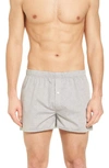 Hanro Fancy Cotton Boxers In Minimal Structure