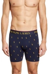 Polo Ralph Lauren Cotton Stretch Boxer Briefs In Cruise Navy