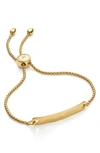 Monica Vinader Engravable Havana Friendship Chain Bracelet (exclusive Collection) In Gold