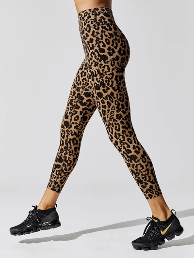 Lna Leopard Print Zipper Leggings