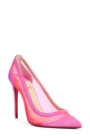 CHRISTIAN LOUBOUTIN GALATIVI POINTED TOE MESH PUMP,1200557