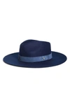 Rag & Bone Kacy Wool Fedora In Nvy