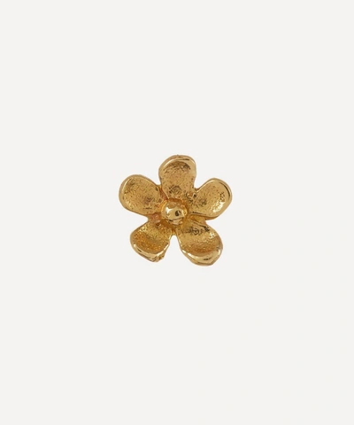 Alex Monroe 18ct Gold Posy Flower Single Stud Earring