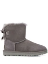 Ugg Bow Tie Boots In Grey