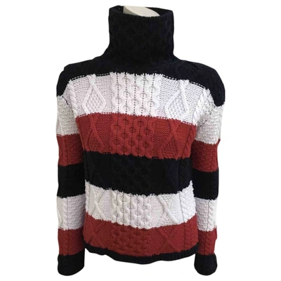 Pre-owned Thom Browne Wool Jumper In Multicolour