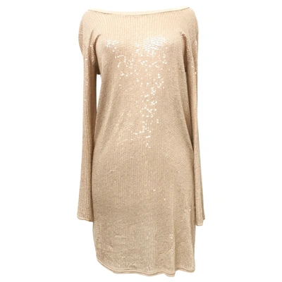 Pre-owned Chloé Glitter Mini Dress In Pink