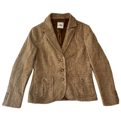 Pre-owned Moschino Cheap And Chic Wool Blazer In Brown